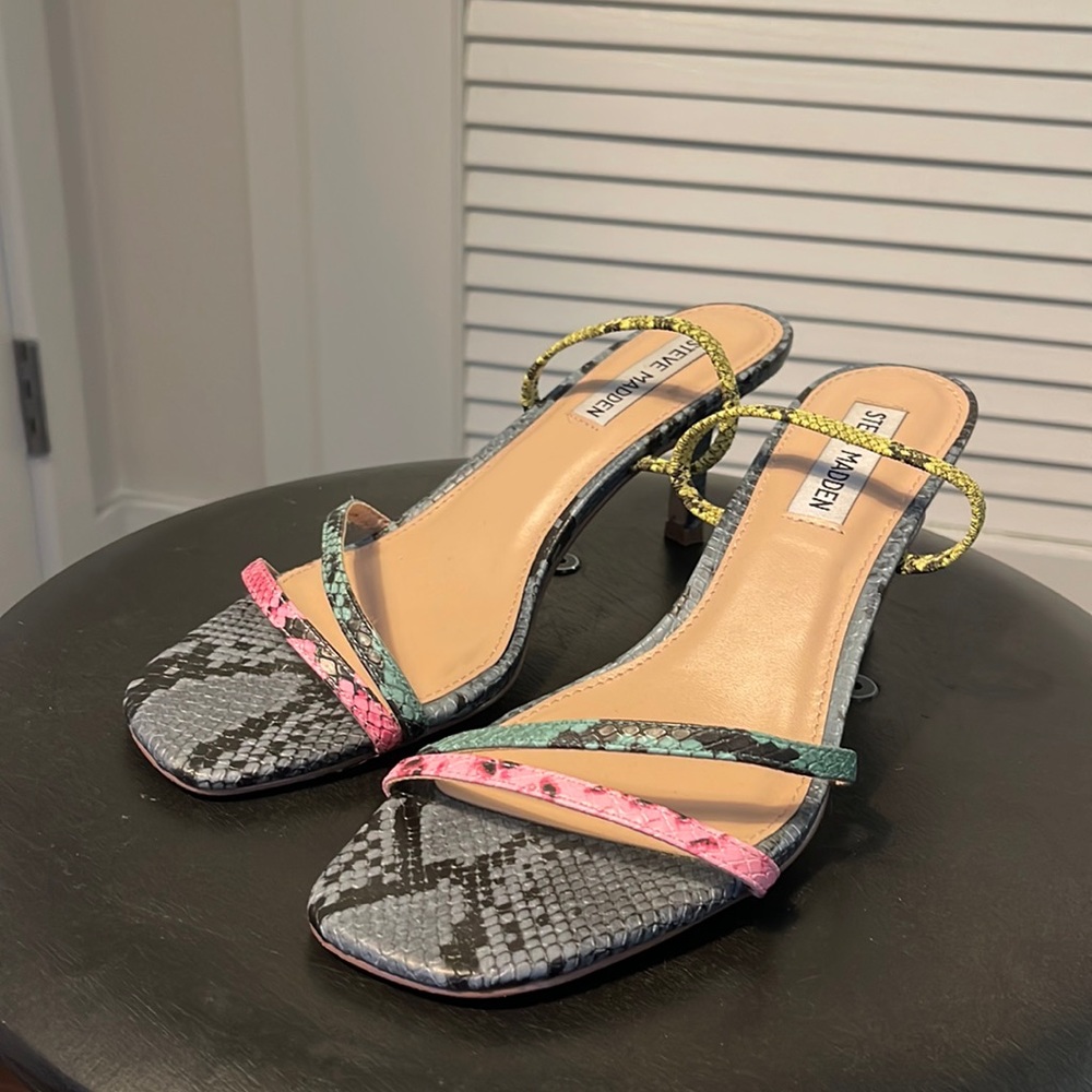 Steve madden heeled sandal’s